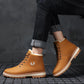 Winter Boots Men's Warm and Velvet High-top Cotton Shoes Leather Boots Men's Thick Snow Boots Short Boots Men