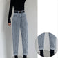 High-waisted denim wide-leg pants women's loose drooping summer new style retro straight pants