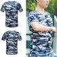 3 Pcs Camouflage Shirts Men Tees Wear-resistant Breathable T-shirt Casual Half Sleeve Pullover Labor Protection Clothing Summer