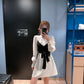 Womens Summer Long Sleeves Midi T-Shirt Dress O-Neck Casual Loose Pullover Tunic Tops A-line Dress