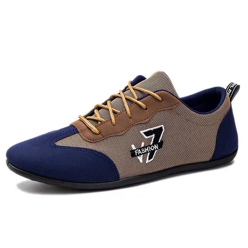 Spring Korean Peas Shoes Breathable and Comfortable Canvas Men's Casual Shoes