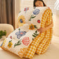 Spring Autumn Thicken Quilted Quilts King Queen Size Embossing Duvet Winter Warm Bed Cover Blanket