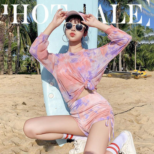 Three-piece Swimsuit Swimsuit Female Slim Swimsuit Female Split Swimsuit Sunscreen Ladies Split Swimsuit Sweet and Cute
