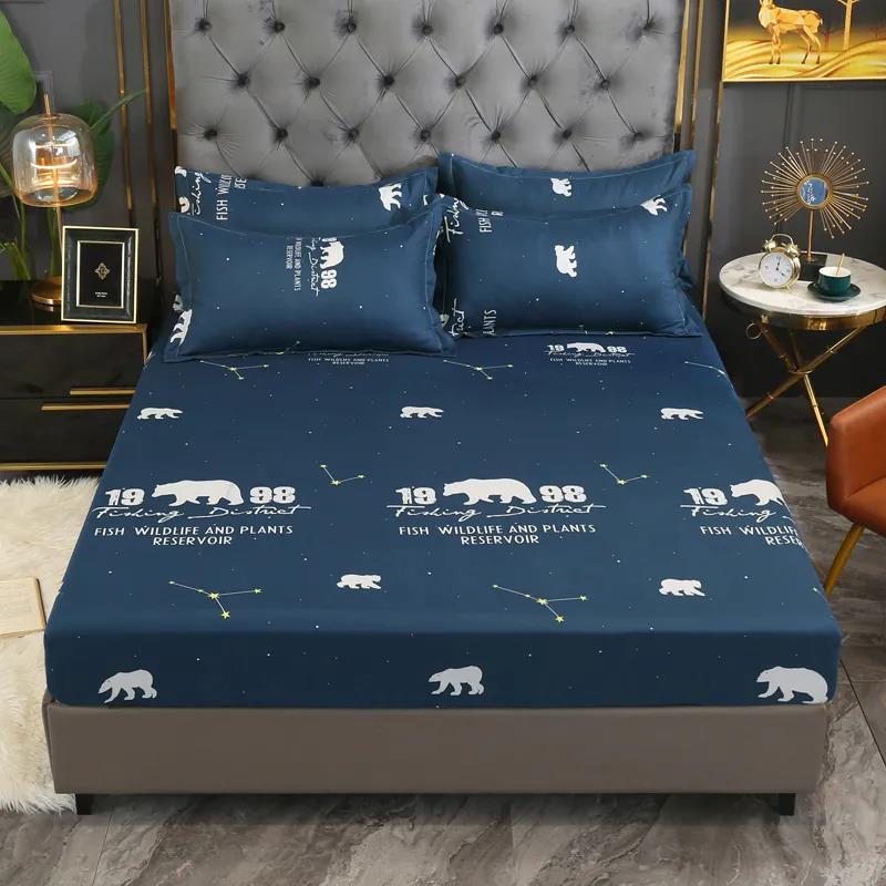 One Piece Non-Fade Anti-Slip Fitting Simmons Mattress Protector Single Double Cover