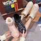 Short Tube Snow Boots Women Korean Version Plus Velvet Padded Short Boots Autumn and Winter All-match Warmth and Non-slip Cotton Shoes