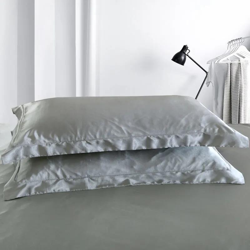 Double-sided Ice Silk Pillowcases A Pair of Silky Cool Feeling Pillowcases Single Pillow Core Cover