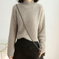 Autumn Winter Women's Sweaters Women's Half Turtleneck Padded Pullover Knit Bottoming Shirt Loose Casual Long-sleeved Shirt Women
