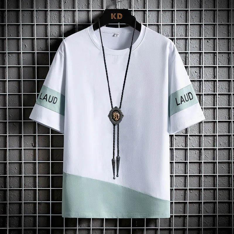 Men's Short Sleeve T-Shirt Summer Half Sleeve T-Shirt Men's Trend Teen Student Men's Top
