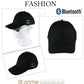 Wireless Bluetooth Earphone Outdoor Peaked Cap Sun Hats with Mic Handsfree Headphone for Cell Phone