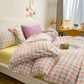 Daily INS Mixed Feng Shui Washing Cotton Bedding Sheets Bed Single Package Simple Four Sets of Home Bed Set
