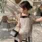 Girls Dresses Mesh Elegant Polka Dot Princess Dress Kids Fairy Puffy Full Sleeve Birthday Party Vestidos Children Clothes