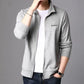 Spring Men's Stand Collar Jacket Casual Basic Coat Youth Clothing Solid Color Tops Warm Zipper Sweatershirt