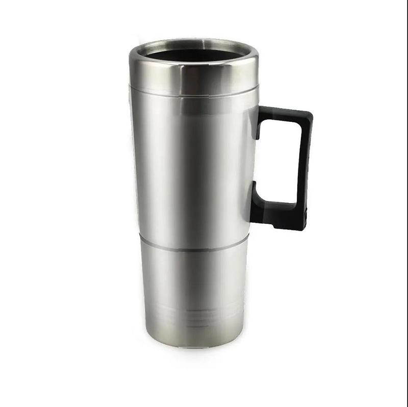 Stainless Steel Car Electric Heating Cup Temperature Control Water Cup Water Heater  Cigarette Lighter Head