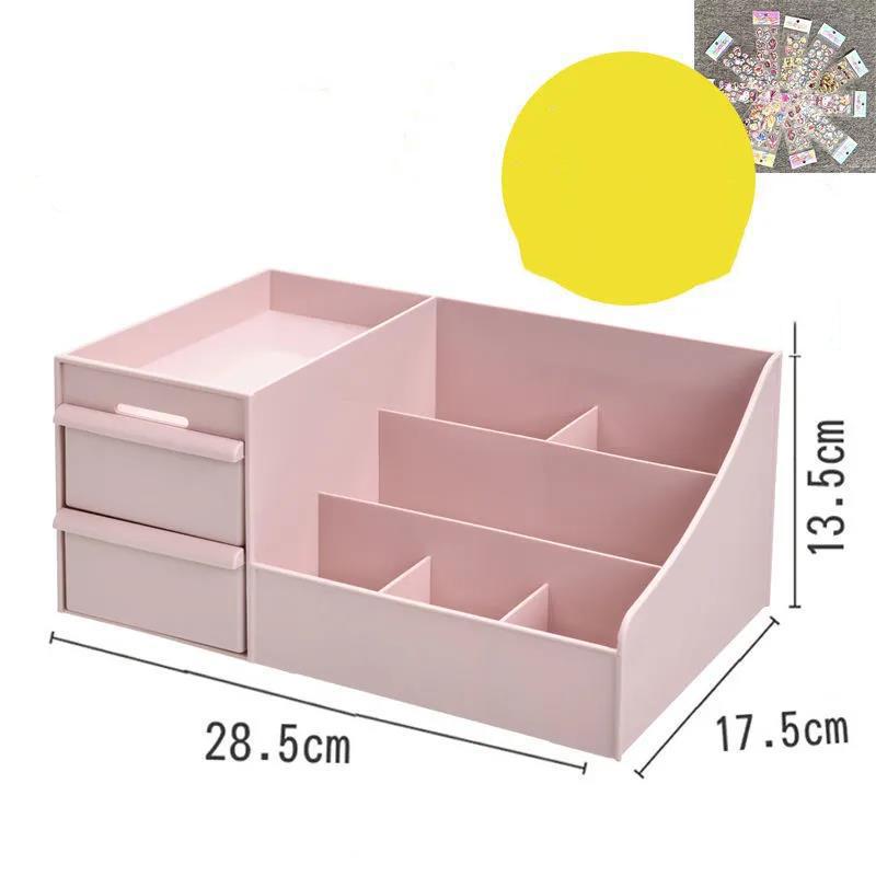 Drawer Storage Cosmetic Makeup Storage Display Holder Makeup Organizer Rack for Creams Make Up Brushes Lipsticks Plastic