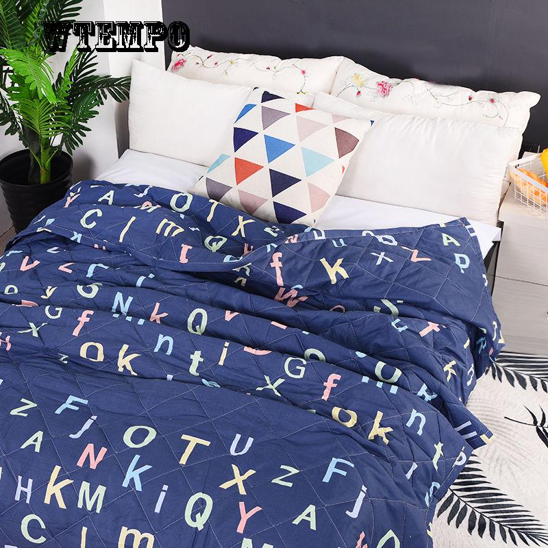 WTEMPO Brand Machine Washable Comfortable Quilt Thin Comfortable Summer Cool Air-conditioned