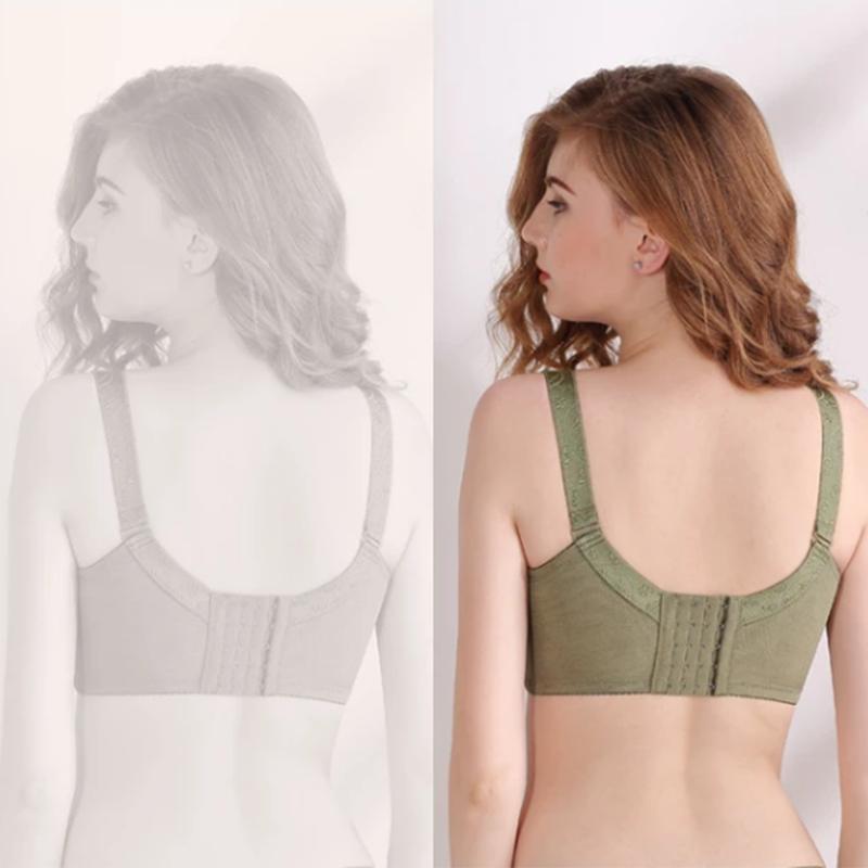 Women's Large Size Bra Full Cups Breathable No Steel Ring Bra Ultra-thin Soft Sexy Floral Lace Transparent Brassiere Hollow Out Adjustable Underwear