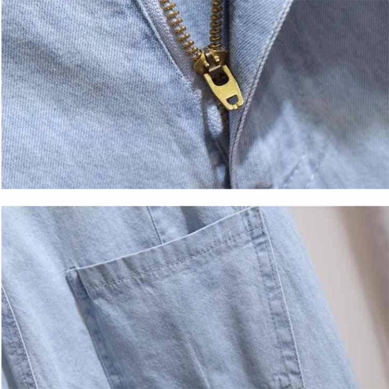 Women Casual Tops Pant 2 Piece Suit Summer Knitted Striped T-shirt Jeans Two-piece