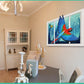 Wall sticker parrot fake window 3D stereo simulation  PVC animal wallpaper