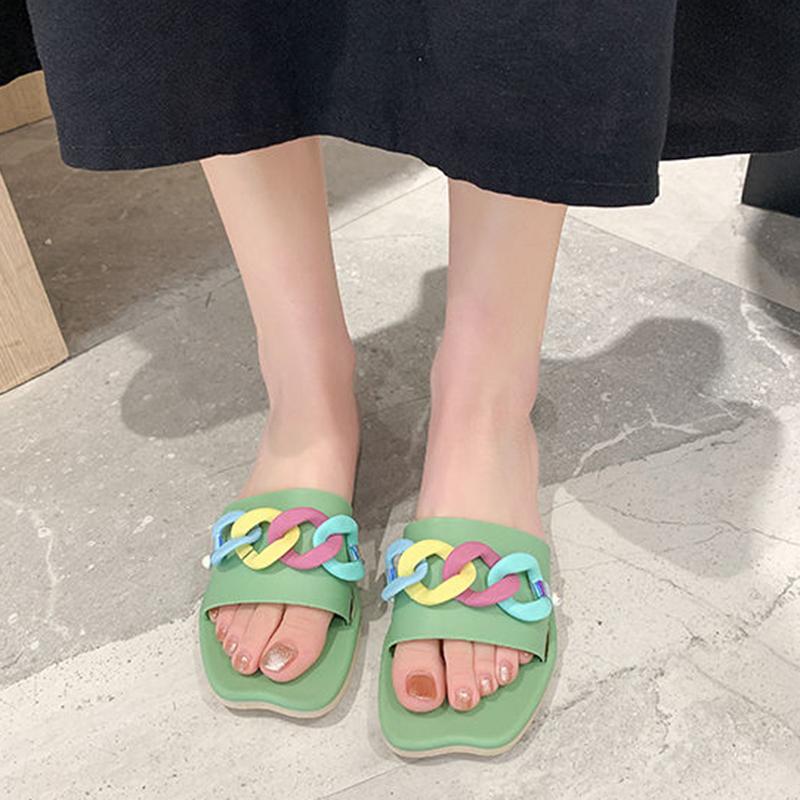 Slippers Women's Outerwear Summer Fashion Sandals Girls Heart Beach Shoes Slippers Women