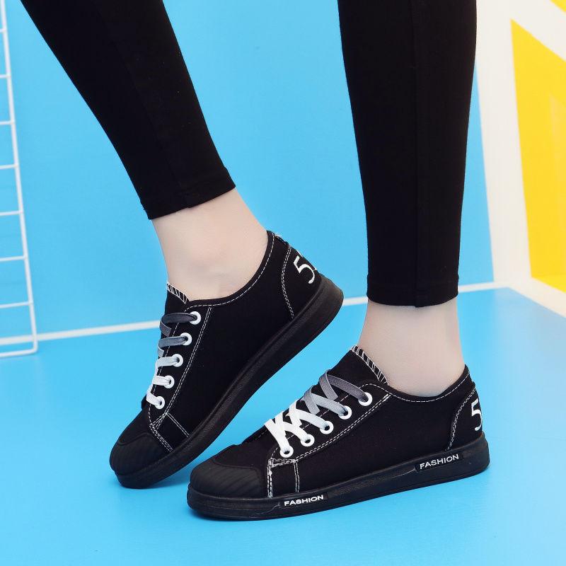 Spring Korean Student Canvas Shoes All-match Fashion Canvas Clearance Shoes Flat Casual Sneakers