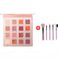 Eye Shadow Palette 16 Color Desert Rose Glitter Powder Sequins Eye Shadow Earth Color Matte Student