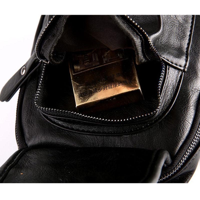 Casual Chest Bag Men Black Large Capacity Multi-pocket Crossbody Outdoor Sports Shoulder Bag