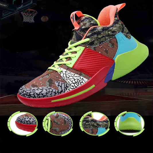 Basketball shoes men's sneakers colorful high-top basketball men's comfortable sneakers fashion