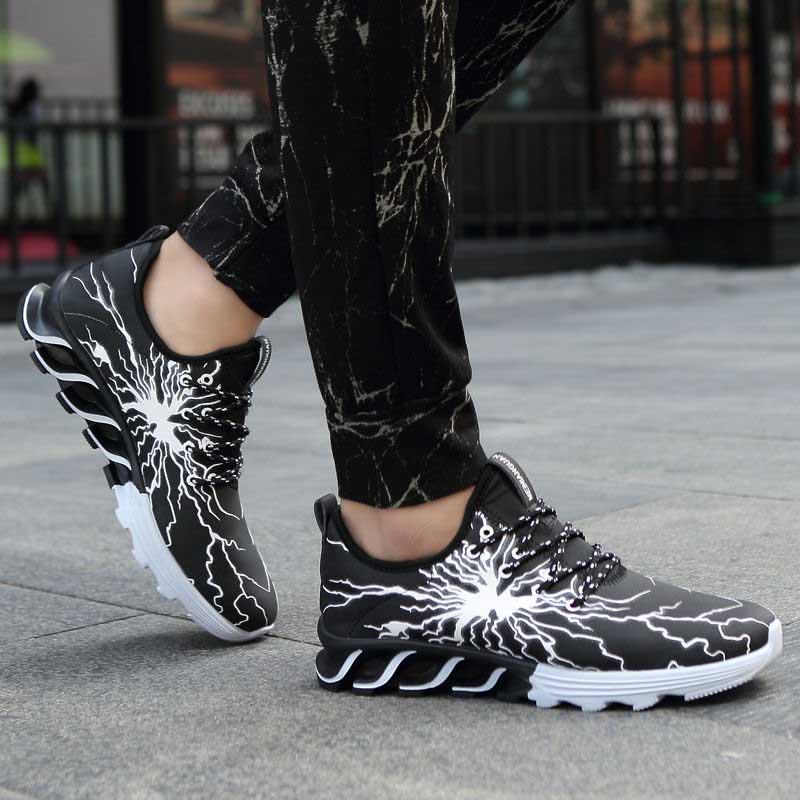 Size 36-45 Summer Men Sneakers Lightweight Breathable Basketball Running Shoes Student Deodorant Mesh Blade Shoes