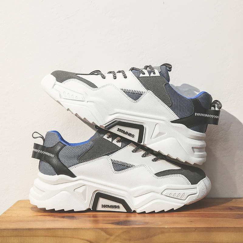 Men's shoes spring sports shoes Korean wild shoes men's board shoes casual Breathable wild dad shoes