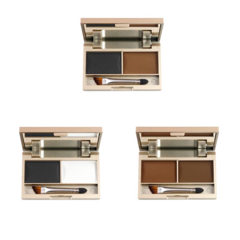 Two-color eyebrow powder tray combination set does not change color eye shadow nose shadow