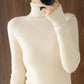 Turtleneck Sweater Women's Autumn and Winter Thickening Slim Western Feminine Blouse with A Bottoming Sweater
