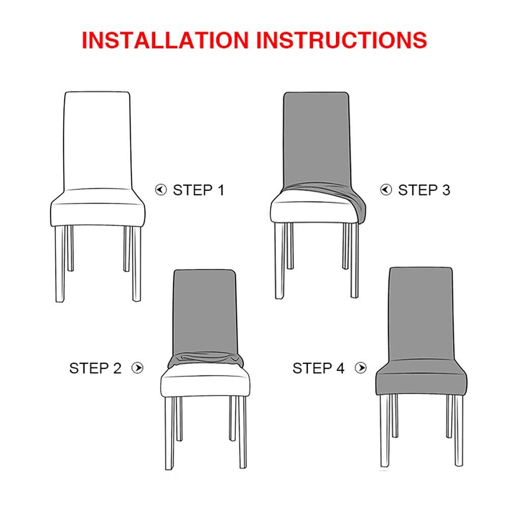 2/4/6pcs Velvet Plush Chair Cover Removable Stretch Slipcovers Fox Pile Restaurant Seat Cover for Dinning Room Banquet Hotel Chair Covers