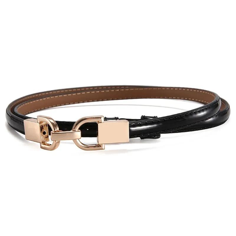 Women's Sweater Skirt Belt Girls Leather Cool Thin Belt Dress Waist Chain Ladies Decorative Belt