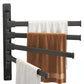31cm Rotating 2 Bar Bathroom Towel Rack Free Punching Multi-bar Drying Space Aluminum Towel Bar Bathroom Rack Dormitory Rack Kitchen Towel Rack