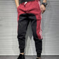 Men's Sports Pants Slim Fit All-Matched Small Foot Pants Splicing Casual Sweatpants Men