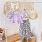 Two-piece Cotton Girls Clothes Suit Summer Short-sleeved Children's Suit Fashion Girls Clothes Suit Casual Clothes