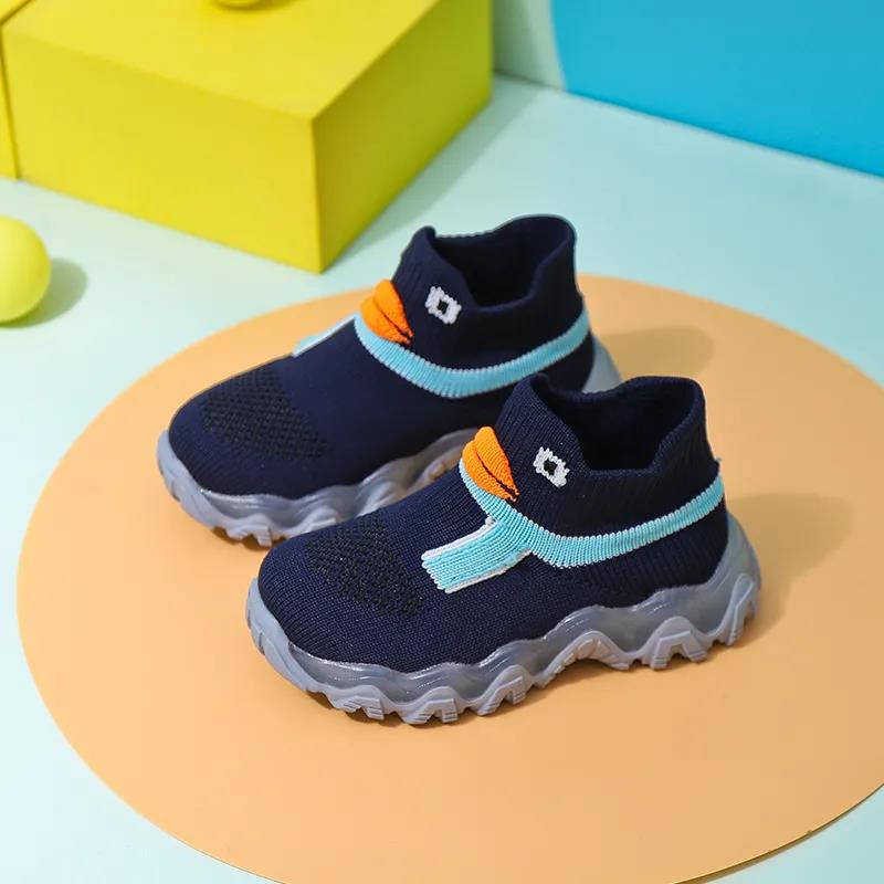 Children's Socks Shoes Running Girls Spring and Autumn Baby Breathable Mesh Boys Shoes Sneakers