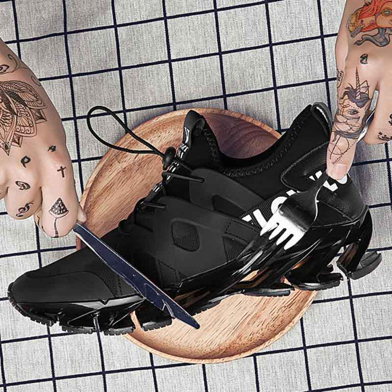 Men's large 36-47 men's and women's jogging shoes outdoor breathable jogging sports blade shoes men