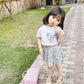 Girls' Suits Western-style Cotton Children's Summer Fashion Floral Skirt Baby Summer Short-sleeved Two-piece Suit