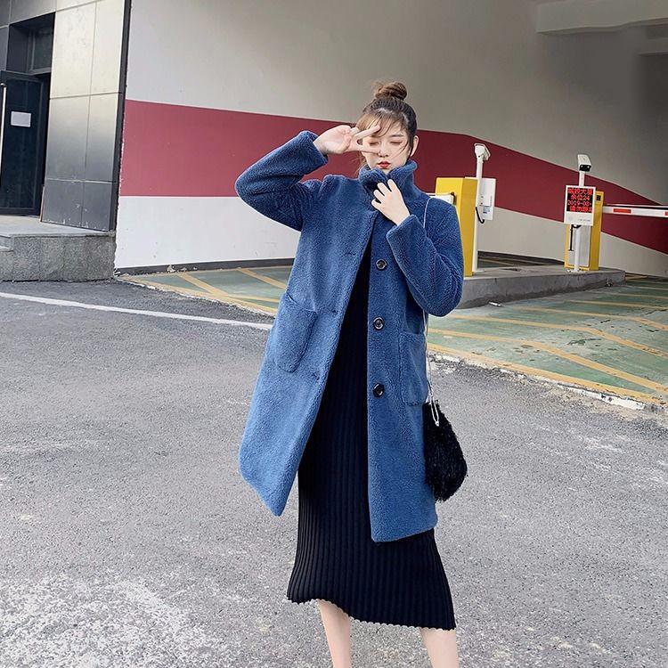 Large size Fur coat Winter Woman's Cotton Wool Coat Winter Cold warm Long sleeve fur jacket Trend