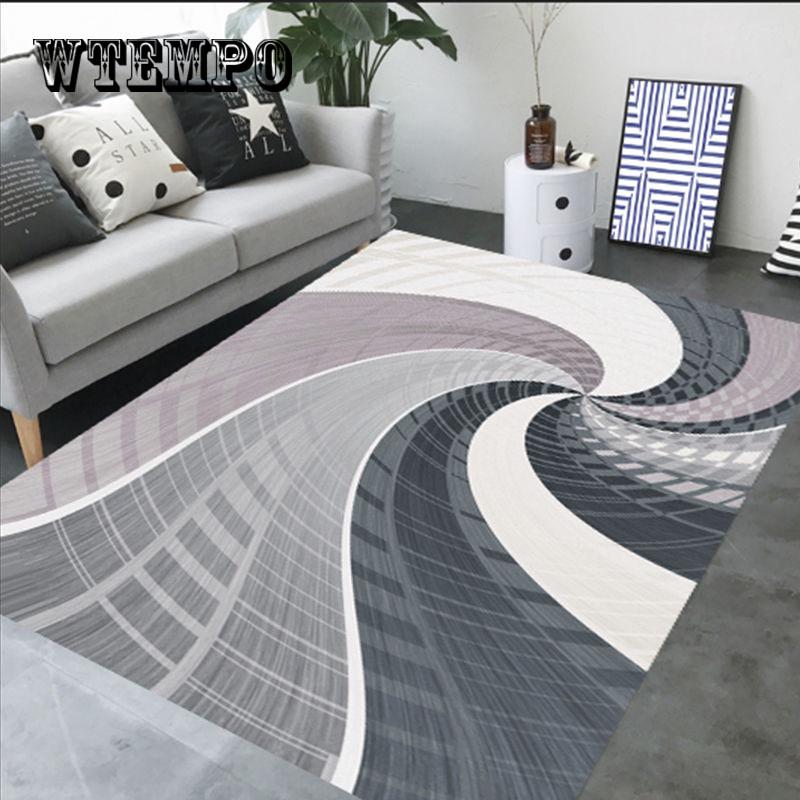 Modern Metal Carpet Geometric Bedroom Carpets for Living Room Rug Parlor Fashion Decor Mats
