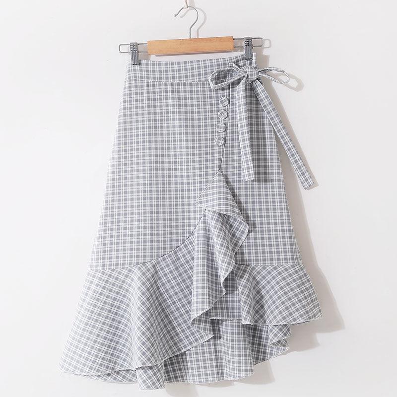 Ladies Retro Skirt Elegant Zipper Skirt Retro Pleated
