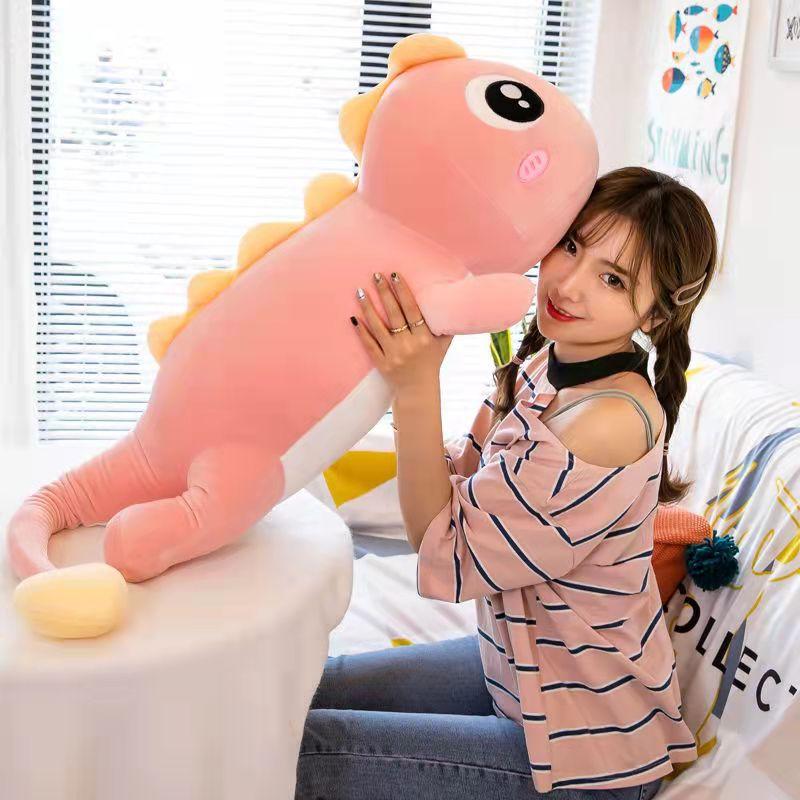 Dinosaur Pillow Plush Toys Plush Stuffed Animals Sleeping Kawaii Dolls Anime Bear Stuffed Pillow for Kids Girls Birthday Gifts