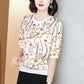Women's Pullover Print Round Neck Half Sleeve T-Shirt Summer Top