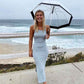 Dress Women's Fashion Casual Tight Slit Vest Long Skirt Spring Summer Dress