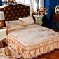 Brand Summer Cool  Bed Mat Bed Sheet Pillowcase Set Ice Silk Cool Bedspread 3 Pcs Set