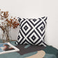 Nordic Style Pillow Yellow Geometric Cushion Gray Sofa Cushion Pillow Office Bedroom Lumbar Cushion