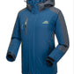 Men's Outdoor Hiking Clothes Windproof and Waterproof Hooded Jacket Soft Shell Warm Sportswear Camping Cycling Outdoor Windbreaker