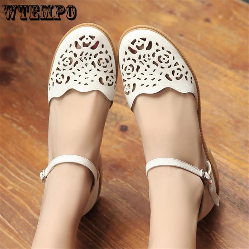 Sandals High Heels Fashion Women Sandals Hollow Out Summer Sweet Girl Student Casual Closed