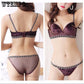 Fashion Solid Push Up Bra Sexy Lingerie Sexy Women Ring Hollow Velvet Lingerie Set Bra With